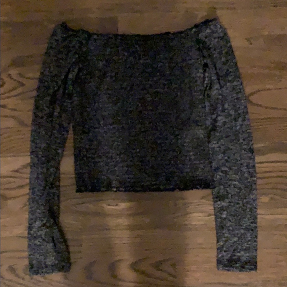 I am selling a off the shoulder long sleeve shirt.
